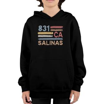 Retro Salinas Area Code 831 Residents State California Youth Hoodie | Mazezy
