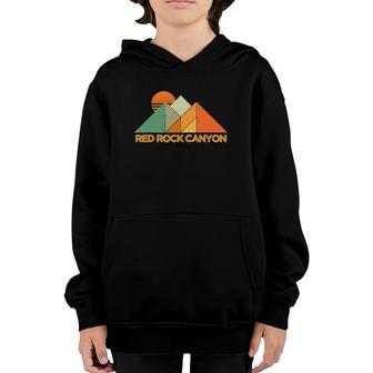 Retro Vintage Red Rock Canyon Tee Youth Hoodie | Mazezy