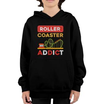 Roller Coaster Designs Roller Coaster Loving Adult Youth Hoodie | Mazezy
