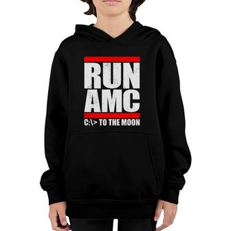 Run Amc To The Moon Youth Hoodie | Mazezy