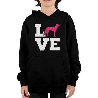 Saluki Love Dog Pet Lover Youth Hoodie | Mazezy