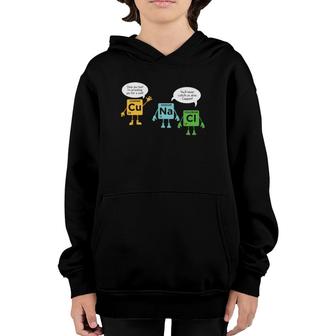 Science Chemistry Periodic Table Funny Scientist Nerd Geeks Youth Hoodie | Mazezy