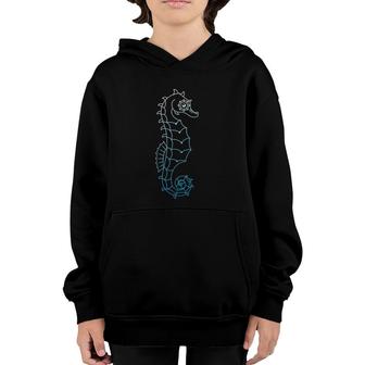 Seahorses Underwater Animals Marine Life Deep Sea Ocean Youth Hoodie | Mazezy