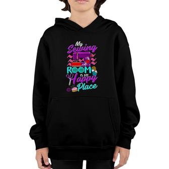 Sewing Room Mothers Day Funny Quotes Humor Sayings Youth Hoodie | Mazezy