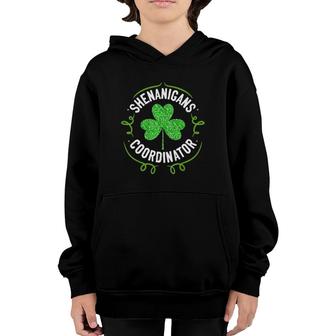 Shenanigans Coordinator Matching Teacher St Patrick's Day Youth Hoodie | Mazezy