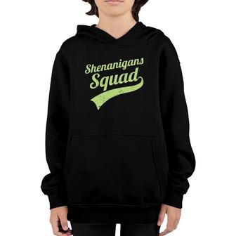 Shenanigans Squad Saint Patrick's Day Matching Team Group Youth Hoodie | Mazezy UK