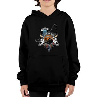 Skinwalker Ranch Site For Paranormal Ufo And Yeti Activity Youth Hoodie | Mazezy CA