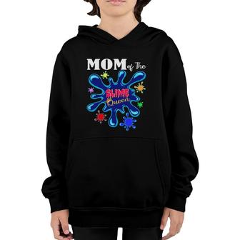 Slime Mother Matching Birthday Party Mom Of The Slime Queen Youth Hoodie | Mazezy