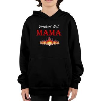 Smokin' Hot Mama Mother's Day Gift Youth Hoodie | Mazezy