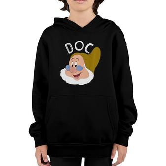 Snow White & The Seven Dwarfs Doc Face Youth Hoodie | Mazezy