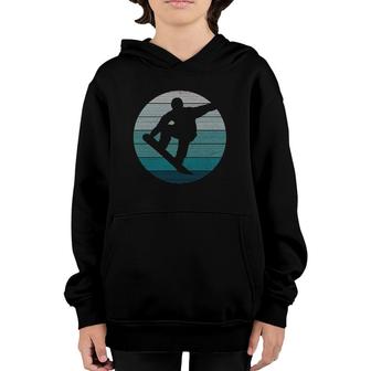 Snowboard Vintage Retro Freestyle Snowboarding Gift Youth Hoodie | Mazezy