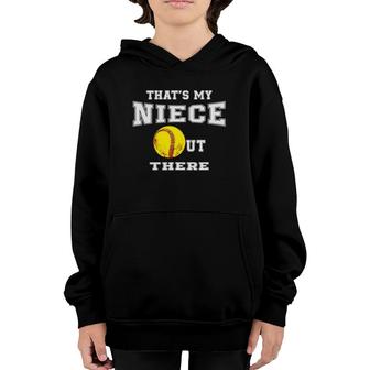 Softball Aunt & Uncle For For Softball Family Youth Hoodie | Mazezy