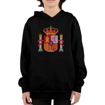 Spain Coat Of Arms Spanish Emblem Symbol Youth Hoodie | Mazezy