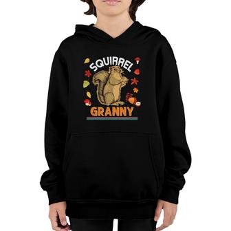 Squirrel Granny I'm Nuts On Furry Family Animal Lover Mom Youth Hoodie | Mazezy