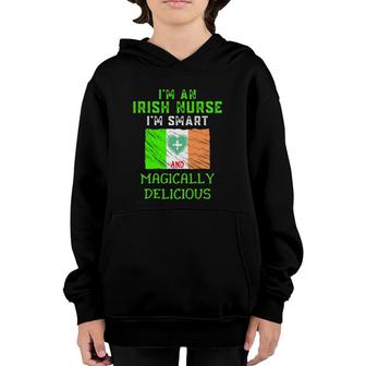 St Patrick's Day Nurse Irish Smart & Magically Delicious Youth Hoodie | Mazezy