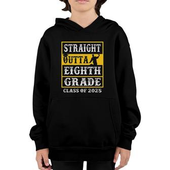 Straight Outta 8Th Grade Class Of 2025 Graduation Gifts 2025 Youth Hoodie | Mazezy UK