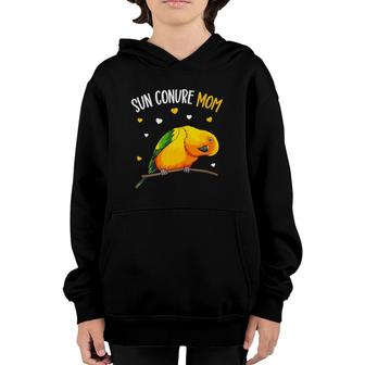 Sun Conure Mom Funny Parrot Bird Lover Women Youth Hoodie | Mazezy