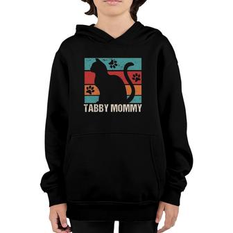Tabby Cat Mommy Cat Mama Lover Youth Hoodie | Mazezy