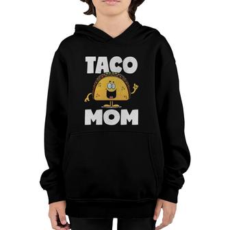 Taco Mom Funny Vintage Mother Mexican Tacos Love Youth Hoodie | Mazezy