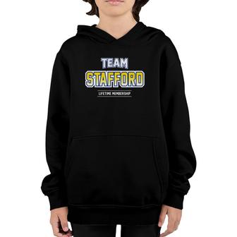 Team Stafford Gift Proud Family Last Name Surname Youth Hoodie | Mazezy