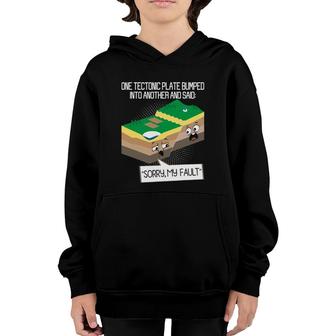 Tectonic Plate - Geology Earth Science Teacher Seismology Youth Hoodie | Mazezy