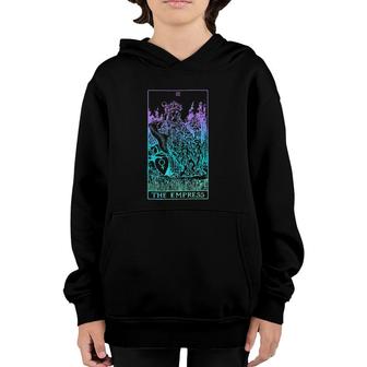The Empress Tarot Card Rider Waite Witchy Youth Hoodie | Mazezy UK