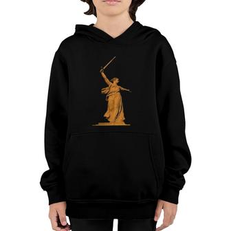 The Motherland Calls - Battle Of Stalingrad Monument Youth Hoodie | Mazezy