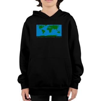 The World's Greatest Planet On Earth Funny Thrift Gift Youth Hoodie | Mazezy