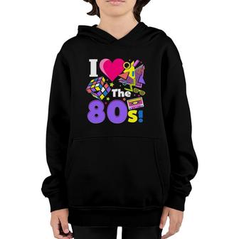 This Is My 80S Costume-Vintage Retro I Love The 80S Youth Hoodie | Mazezy