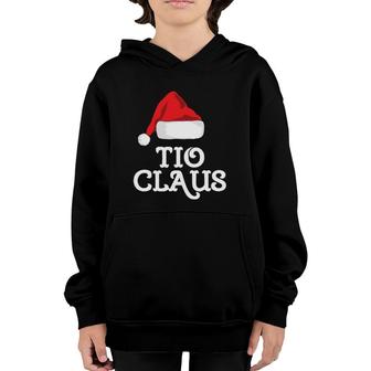 Tio Claus Christmas Family Group Matching Pajama Youth Hoodie | Mazezy