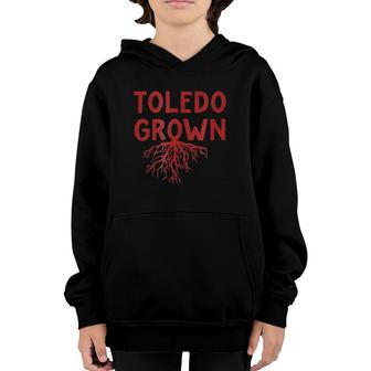 Toledo Ohio Grown Roots Youth Hoodie | Mazezy