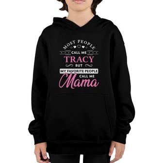 Tracy Name Gift Personalized Mama Youth Hoodie | Mazezy
