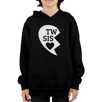 Twin Sisters Heart Matching Set 1 Of 2 Ver2 Youth Hoodie | Mazezy