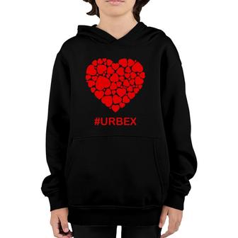 Urban Explorer Rundown Decay Old History Urbex Heart Design Youth Hoodie | Mazezy