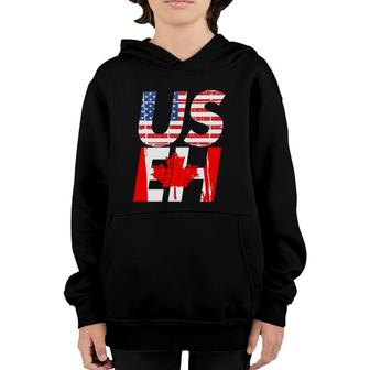 Us Eh Canada America Usa Us Eh Flag By Mcma Youth Hoodie | Mazezy DE