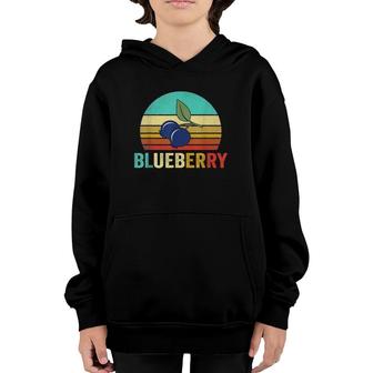 Vintage Blueberry Sunset Retro Gift Youth Hoodie | Mazezy