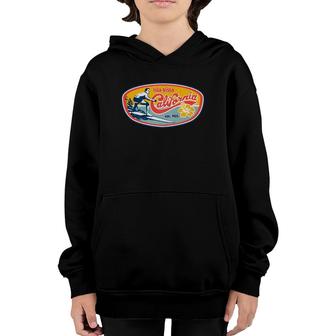 Vintage Retro Surf Style Isla Vista Ucsb Apparel Pullover Youth Hoodie