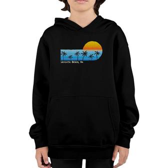 Vintage Sayulita Beach Mx Palm Trees & Sunset Beach Youth Hoodie | Mazezy