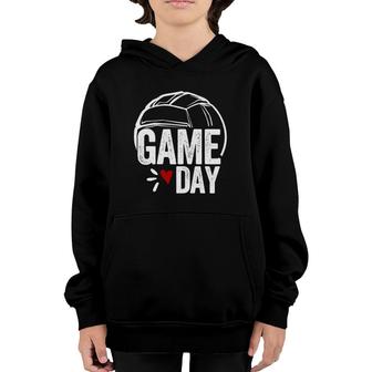Volleyball Player Women Girls Love Volleyball Mom Youth Hoodie | Mazezy