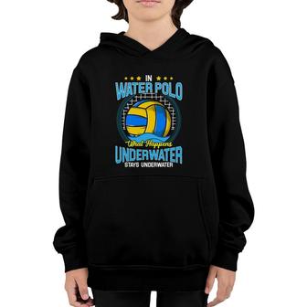 Water Polo Gifts Funny Quotes For A Waterpolo Player Youth Hoodie | Mazezy