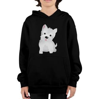 Westie West Highland Terrier Mama Dogs Gift Youth Hoodie | Mazezy