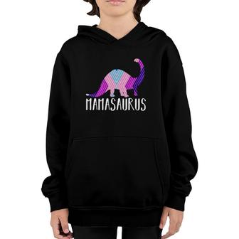 Women Mamasaurus Vintage Style Mom Gift Tee Mother Youth Hoodie | Mazezy