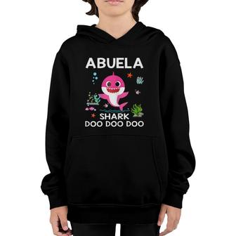 Womens Abuela Shark Funny Mothers Day Gift For Kids Womens Youth Hoodie | Mazezy