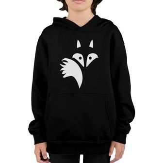 Womens Cute Red Fox Youth Hoodie | Mazezy