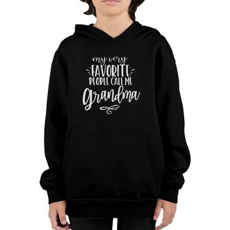 Womens Favorite People - Great Gift For Grandmas Nana And More Youth Hoodie | Mazezy