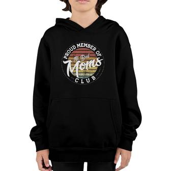 Womens Funny Mom Life - Proud Member Of The Bad Moms Club Youth Hoodie | Mazezy UK