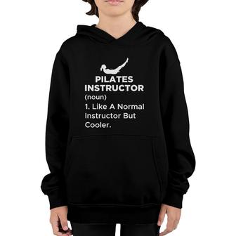 Womens Funny Pilates Instructor Definition For A Fitness Coach Tank Top Youth Hoodie | Mazezy