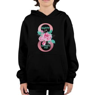Womens Happy Womens Day - Women's Day 8 March Gift For Women Wife V-Neck Youth Hoodie | Mazezy