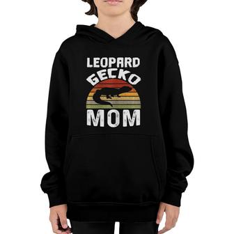 Womens Leopard Gecko Mom Mother Pet Lizard Lover Reptile Youth Hoodie | Mazezy
