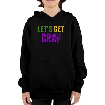 Womens Let's Get Cray Mardi Gras Crawfish Tee Men & Women 2022 Gift V-Neck Youth Hoodie | Mazezy
